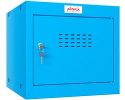 phoenix afsluitbaar kubus-kastje CL0344, sleutelslot, blauw
