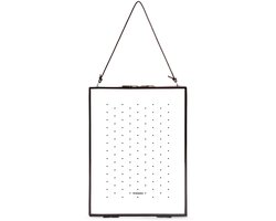 Photo Frame Metal Black with Lock 20x26x0.8cm