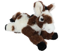PIA Soft Toys - Pluche Knuffeldier - Ezel - liggend - 16 cm