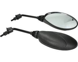 Piaggio Zip spiegels standaard - links en rechts - 4 takt - zwart