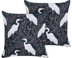 PIANAZZO - Tuinkussen set van 2 - Lichtgrijs - 45 x 45 cm - Polyester