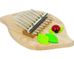 Piano: LIEVEHEERSBEESTJE L22cm, 8 tonen in metaal, hout, in