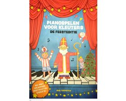Pianospelen voor kleuters - De Feesteditie - eenvoudig piano keyboard leren - Sinterklaas - Kerst - met digitale instructies - snel te leren - basis piano spelen - voor jonge kinderen - bekende liedjes - snel geleverd - past in brievenbus - cadeautje