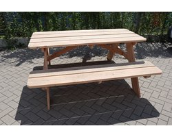 Picknick tafel van douglashout 180x200x78