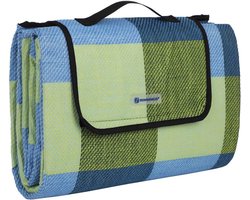 Picknickdeken – ReisGadgets - Waterdicht - Handig opvouwbaar - Blauw