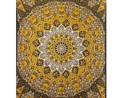 Picknickdeken XL - zandwerend en groot - 135 x 210 cm - geel