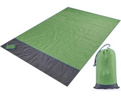 Picknickkleed – Opvouwbaar Picknickdeken – Strandlaken – Pocket Size - Picknickkleed Waterdicht – Waterafstotend kleed – Picknicken / Strand - Laken - Groen 200x145 cm