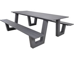 Picknickset Outdoor Living Breeze antraciet. Aluminium - Outdoor Living