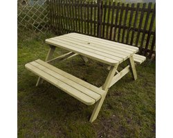 Picknicktafel 140 cm KING ® / 4cm dikte