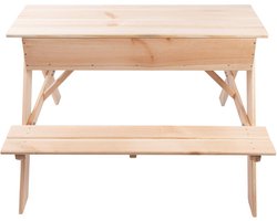 picknicktafel 2 in 1 met zandbak