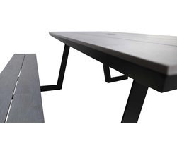 Picknicktafel Coffee Bay | Grey | Aluminium & Polywood