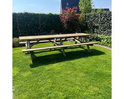 Picknicktafel DeLuxe | Geïmpregneerd | 300 cm