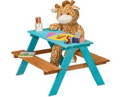 picknicktafel kinderen - 51 x 90 x 78 cm - zithoogte: 28 cm - hout