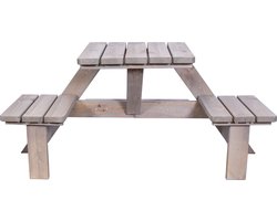 Picknicktafel Naturel - Grenen - 159x58x78,5 cm - Picknicktafel Berlin Wall - SenS-Line