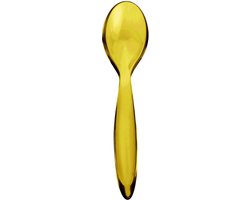 Pico Eierlepeltje Geel - Set van 6 - Mooi bij het paasontbijt of paasbrunch- Hoogwaardig materiaal - Italiaans product -