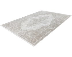 Pierre Cardin Elysee Lalee- Vintage - Super zacht - Shinny - acryl viscose - Vloerkleed – hotel sjiek - design tapijt fraai – modern designer Karpet - 240x330- Creme beige