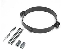 Pijp Beugel - Rookkanaal Klem - Ovenbuis Bevestigen - Verstelbare Afstand - 130 mm - Grijze