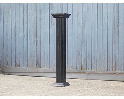Pilaar - 100 cm - Sokkel - Zuil - Hout - Zwart