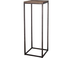 Pilaar - Lifestyle Home Collection - Madrid Sidetable - Bruin - W-30/D-30/H-90 cm