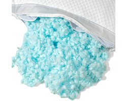 Pilloking Memory Foam – 100% Nieuw Traagschuim - Aanpasbaar - Vulling voor Hoofdkussen - Zonder Gerecycled Materiaal - Verbetert Ondersteuning & Comfort - ademend
