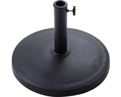 PimXL Parasolvoet Beton 12 kg – Zware Parasolstandaard Ø44,5 cm – Voor Tuin, Terras en Balkon – Geschikt voor 38-48 mm Parasolstok