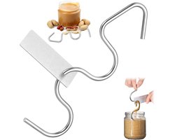 Pindakaasmixer - Mixergereedschap - Multifunctionele roestvrijstalen notenboterhandmixer - Jammenggereedschap - Keukengereedschap - Geschikt voor het mengen van alle soorten boter, pinda's, jam