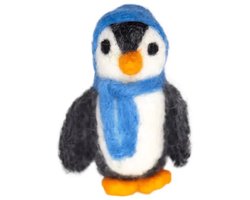 Pinguïn Blauw - Decoratief Beeld of Figuur