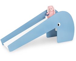 Pinolino glijbaan Lotta – blauw/wit – indoor peuter glijbaan