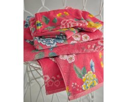 Pip Studio badgoed Good Evening coral - gastendoekje 30x50 cm