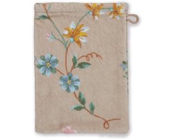 PIP Studio badgoed Les Fleurs khaki - Washand 16x22 cm