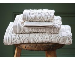 PIP Studio badgoed Tile de Pip khaki - handdoek 55x100 cm