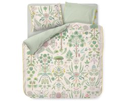Pip Studio Bamboleo Dekbedovertrek - Lits-jumeaux - 240x200/220 cm - Gebroken wit