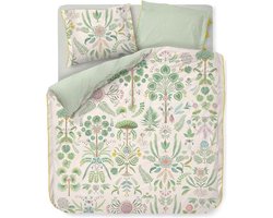 Pip Studio Bamboleo Dekbedovertrek - Tweepersoons - 200x200/220 cm - Gebroken wit