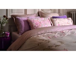 Pip Studio Bamboo Blossom dekbedovertrek - Lits-Jumeaux - 240 x 200/220 cm - Khaki