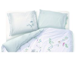 Pip Studio Bamboo Blossom dekbedovertrek - Tweepersoons - 200 x 200/220 cm - Wit