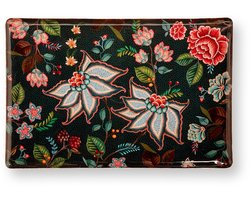 Pip Studio - Berry Blues - Dienblad - Rechthoekig Dienblad - Metaal - Donkerblauw - 48 x 32 cm