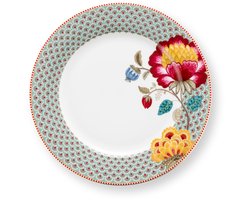 Pip Studio - Blooming Tales Fantasy Blue dinerbord - 26.5cm - Porselein
