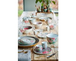 Pip Studio Blushing Birds Mokken - Koffiekopjes met Oor - Koffiemok - Servies set van 6 - 200ml