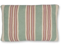Pip Studio Bonsoir Combistripe Cushion Sierkussen - 40 x 60 cm cm - Groen