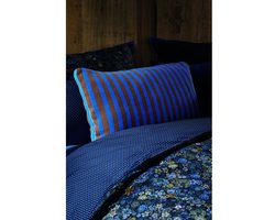 Pip Studio Bonsoir Stripe Cushion Sierkussen - 40 x 60 cm cm - Blauw