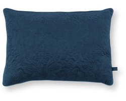 Pip Studio - Decoratief Kussen - Blauw - Polyester - 50x35cm