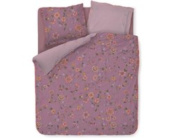 Pip Studio Dekbedovertrek Flores Bailando Purple Lits-jumeaux