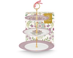 Pip Studio Etagere 3 laags - Lily&Lotus - Taartplateau - Lila