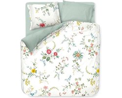 Pip Studio Fleur Grandeur dekbedovertrek - Eenpersoons - 140x200/220 - Wit