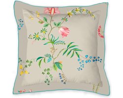 Pip Studio Fleur Grandeur Square Sierkussen Khaki 45 x 45