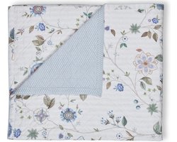 Pip Studio Flores Bailando Quilt - Bedsprei - Gebroken Wit - 100% Percale Katoen - Vulling Polyester