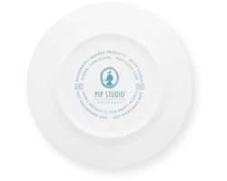 Pip Studio Flower Festival Borden - Gebaksbordjes - Bordenset - Servies set van 6 - 17cm