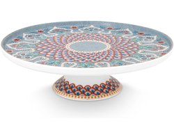 Pip Studio Flower Festival Scallop Taartplateau - Servies - Mini Taartschaal - Lichtblauw - 21cm