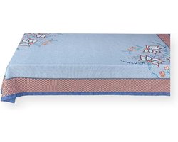 Pip Studio Flower Festival Tafelkleed - Tafellaken - Blauw - 100x100cm