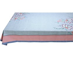 Pip Studio Flower Festival Tafelkleed - Tafellaken - Blauw - 140x180cm
